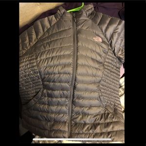 EUC The North Face Down Jacket/Coat in Purple